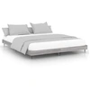 Image de vidaXL Cadre de lit sans matelas Gris Sonoma 160x200 cm Bois composite