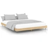 Image de vidaXL Cadre de lit sans matelas Chêne Sonoma 140x200 cm Bois composite
