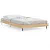 Image de vidaXL Cadre de lit sans matelas Chêne Sonoma 90x200 cm Bois composite