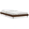 Image de vidaXL Cadre de lit sans matelas Chêne brun 90x190 cm Bois composite