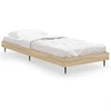 Image de vidaXL Cadre de lit sans matelas Chêne Sonoma 75x190 cm Bois composite