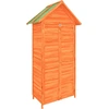 Image de vidaXL Abri à outils Brun 89x52,5x175 cm Pin massif