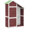 Image de vidaXL Abri de jardin Mokka 120x53,5x170 cm Pin massif