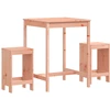Image de vidaXL Ensemble de 3 bars de jardin en bois massif de douglas