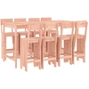 Image de vidaXL Ensemble de 9 bars de jardin en bois massif de douglas