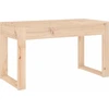 Image de vidaXL Banc de jardin 80x38x45 cm pin massif