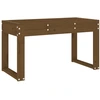 Image de vidaXL Banc de jardin brun miel 80x38x45 cm pin massif
