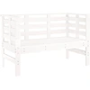 Image de vidaXL Banc de jardin blanc 111,5x53x71 cm pin massif