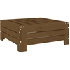 Image de vidaXL Habillage pour pied de parasol pin brun miel