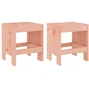 Image de vidaXL Tabouret de jardin 2 pcs 40x36x45 cm bois massif douglas