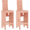 Image de vidaXL Tabouret de bar 2 pcs. 40x42x120 cm bois massif douglas
