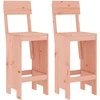 Image de vidaXL Tabouret de bar 2 pcs. 40x48,5x115,5 cm bois massif Douglas