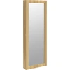 Image de vidaXL Armoire à bijoux avec miroir montage mural 37,5x10x106 cm