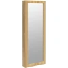 Image de vidaXL Armoire à bijoux à miroir avec éclairage LED montage mural