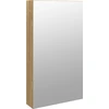 Image de vidaXL Armoire à bijoux à miroir avec éclairage LED montage mural