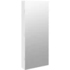 Image de vidaXL Armoire à bijoux miroir avec éclairage LED mural blanc