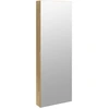 Image de vidaXL Armoire à bijoux à miroir avec éclairage LED montage mural