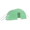 Image de vidaXL Serre avec cadre en acier vert 12 m² 6x2x2,85 m