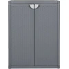 Image de vidaXL Armoire de jardin Gris 65x45x88 cm PP aspect rotin
