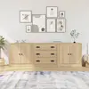 Image de vidaXL Sideboards 3 pcs. chêne Sonoma bois composite