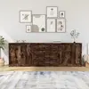Image de vidaXL Sideboards 3 pcs. Chêne fumé Bois composite