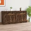 Image de vidaXL Sideboards 2 pcs. Chêne fumé Bois composite