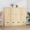 Image de vidaXL Highboards 3 pcs. chêne Sonoma bois composite