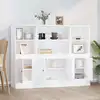 Image de vidaXL Highboards 3 pcs. Blanc Bois composite