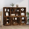 Image de vidaXL Highboards 3 pcs. Chêne fumé Matériau dérivé du bois