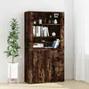 Image de vidaXL Highboard chêne fumé bois composite
