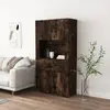 Image de vidaXL Highboard chêne fumé bois composite