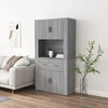 Image de vidaXL Highboard Gris Sonoma Matériau dérivé du bois