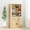 Image de vidaXL Highboard chêne Sonoma Matériau dérivé du bois