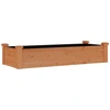 Image de vidaXL Lit surélevé avec insert Brun 120x45x25 cm Sapin massif
