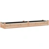 Image de vidaXL Lit surélevé avec insert 240x45x25 cm bois massif sapin