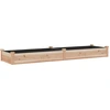 Image de vidaXL Lit surélevé avec insert 240x60x25 cm bois massif sapin