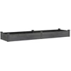 Image de vidaXL Lit surélevé avec insert Gris 240x60x25 cm Sapin massif