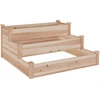 Image de vidaXL Lit surélevé 120x120x56 cm bois massif sapin