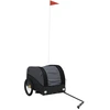 Image de vidaXL Remorque pour vélo Noir 30 kg Fer