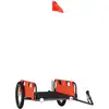 Image de Remorque vélo Orange Tissu Oxford et fer