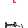 Image de vidaXL Remorque pour vélo Noir 122x53x28 cm Fer
