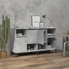 Image de vidaXL Sideboards 2 pcs. Gris béton 60x35x70 cm Bois composite