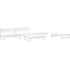 Image de vidaXL Ensemble de salon de jardin 5 pièces blanc pin massif