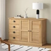 Image de vidaXL Sideboard avec tiroirs VIGO 113x40x75 cm Pin massif