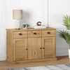 Image de vidaXL Sideboard avec tiroirs VIGO 113x40x75 cm Pin massif