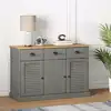 Image de vidaXL Sideboard avec tiroirs VIGO 113x40x75 cm Pin massif