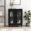 Image de vidaXL Sideboard Noir 69,5x34x90 cm Bois composite