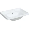 Image de vidaXL Lavabo Blanc 71x48x23 cm Rectangulaire Céramique