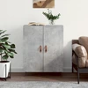 Image de vidaXL Sideboard gris béton 69,5x34x90 cm Bois composite