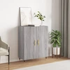 Image de vidaXL Sideboard Gris Sonoma 69,5x34x90 cm Matériau dérivé du bois